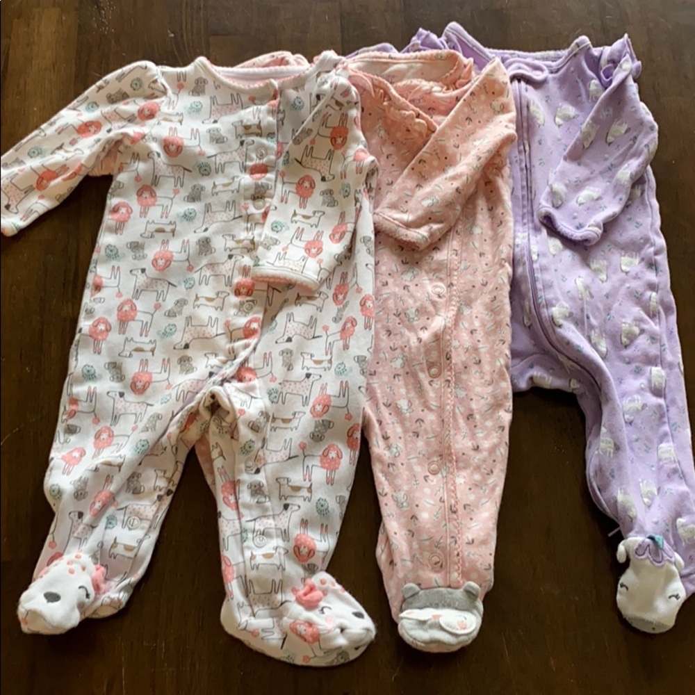 Just one you by carters sleeper bundle. 6 month